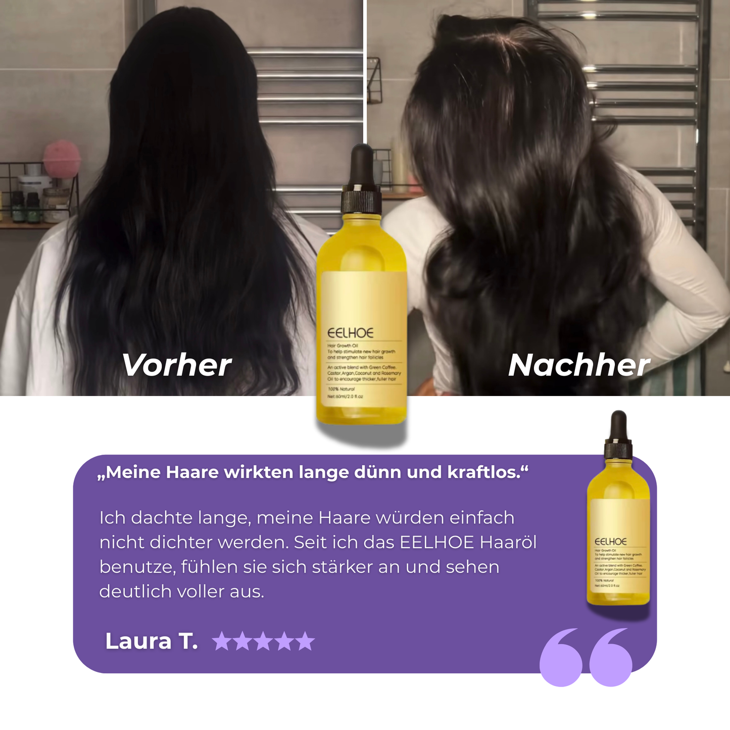 EELHOE - Ätherisches Öl für die Haare