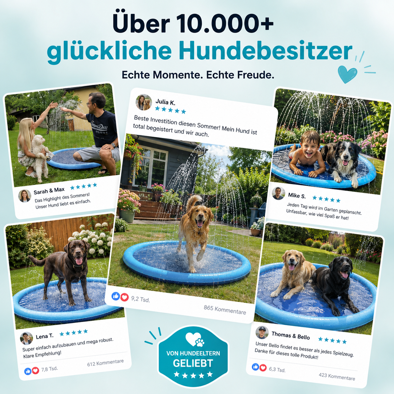 AquaSplash - Wasserspaß für Hunde