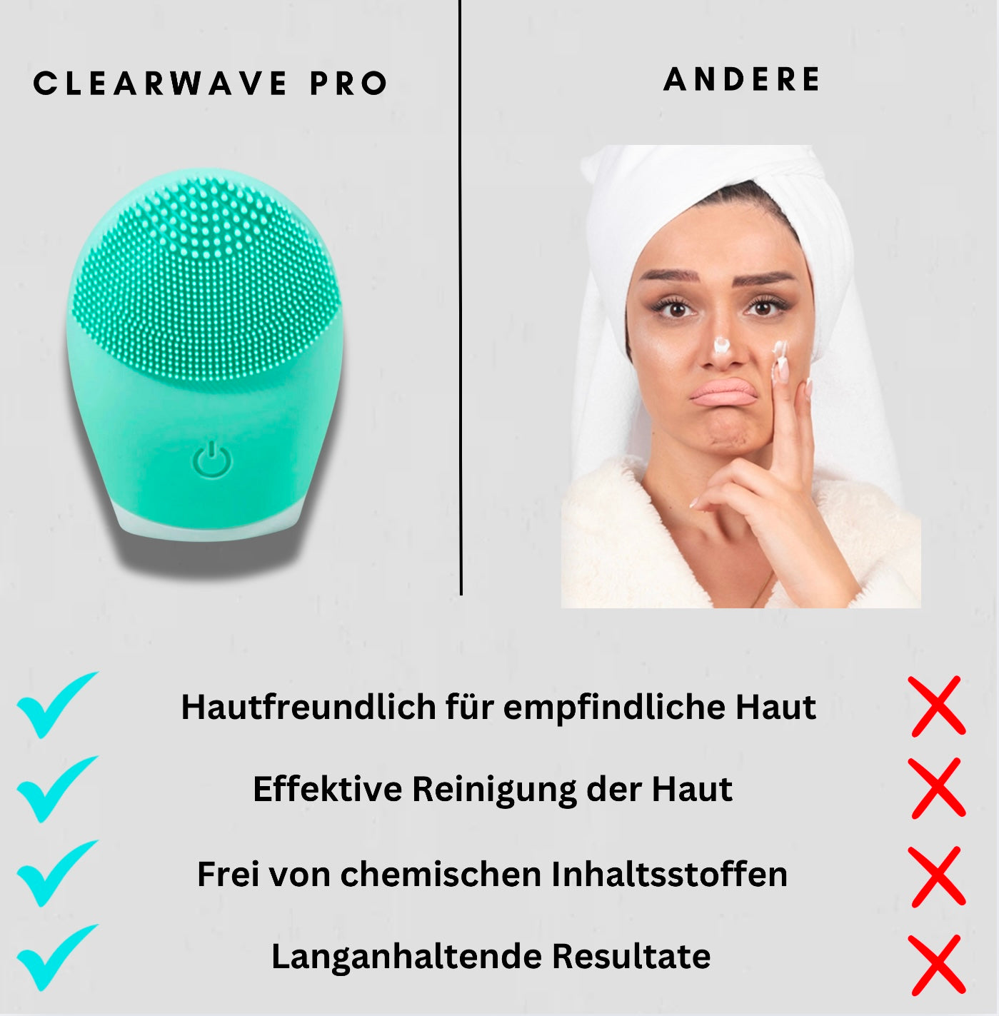 SkinSonic 360 - Gesichtspeeling mit integrierter Massagefunktion!