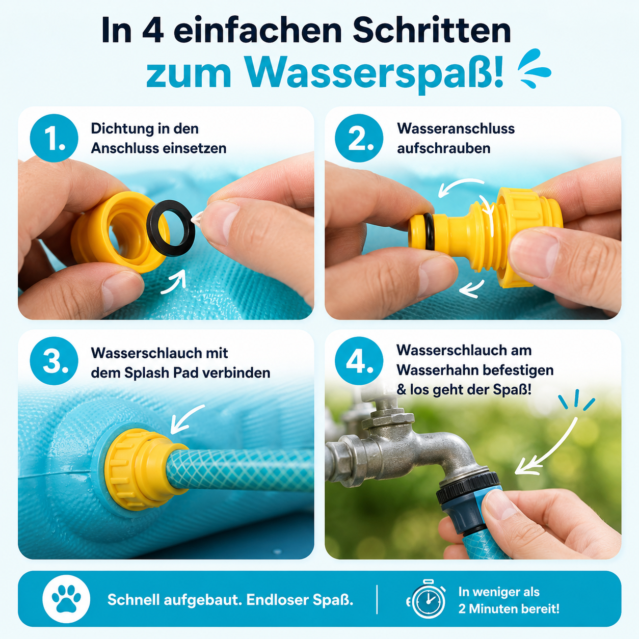 AquaSplash - Wasserspaß für Hunde