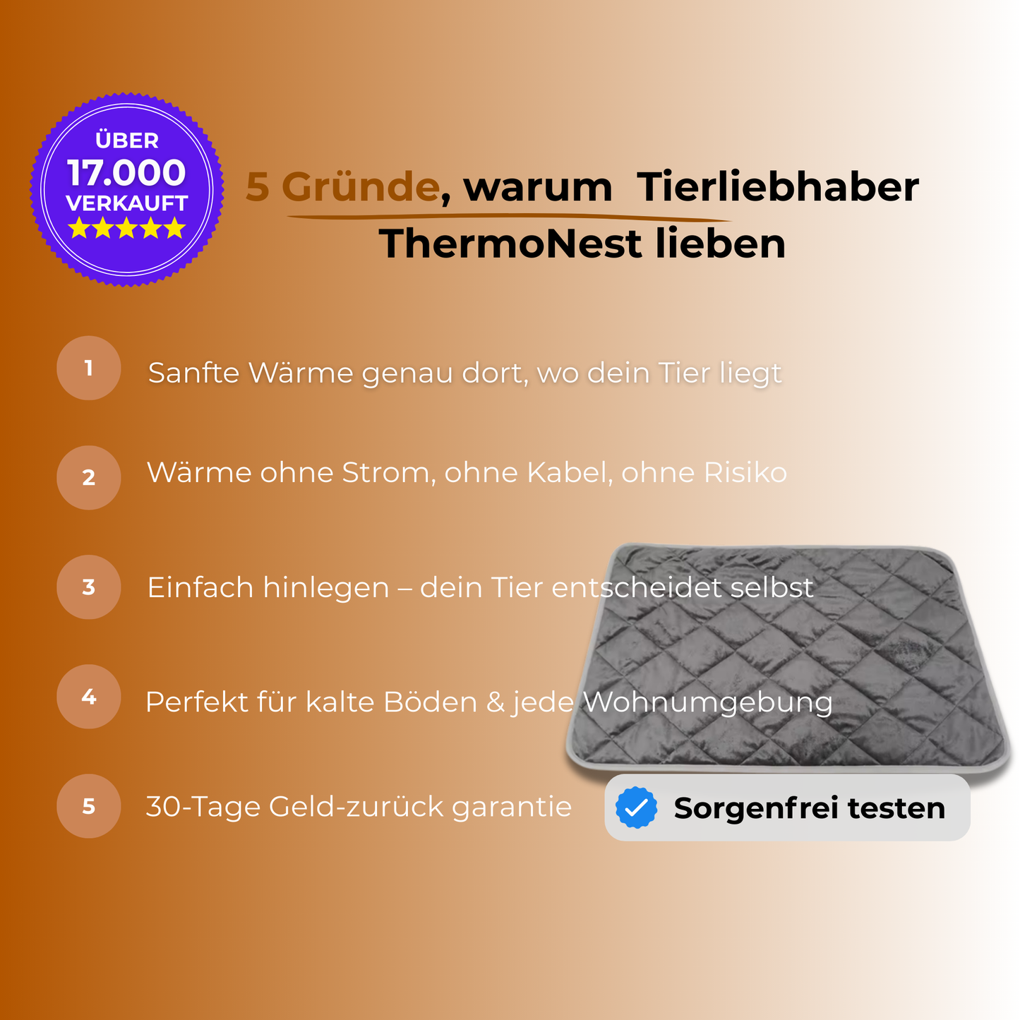 ThermoNest™ - Der Lieblingsort deines Haustieres