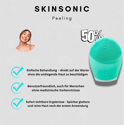 SkinSonic 360 - Gesichtspeeling mit integrierter Massagefunktion!