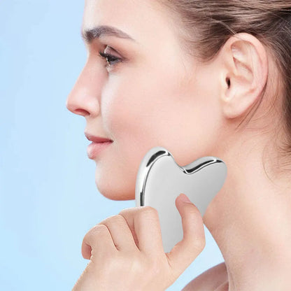 Edelstahl Gua Sha Stein