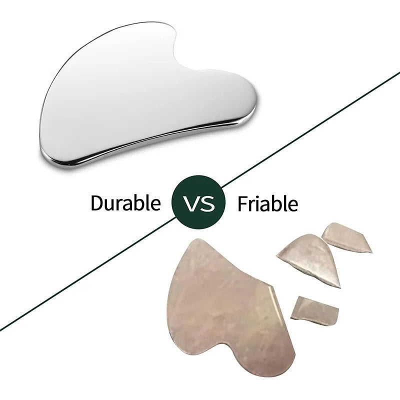 Edelstahl Gua Sha Stein