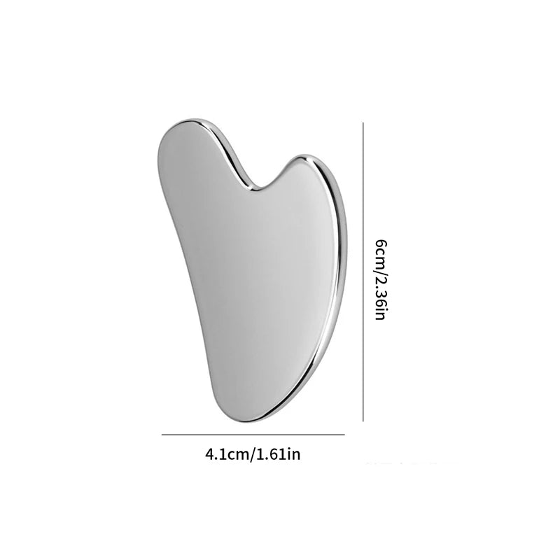 Edelstahl Gua Sha Stein